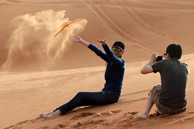 Sunset Camel Trek & Red Dunes Safari with BBQ at Al Khayma Camp From Dubai - Dinner at Al Khayma: BBQ Open Buffet Under the Stars