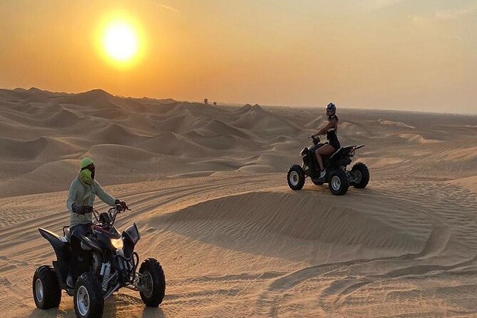 Sunset Quad Bike Safari With Camel Trek, Live Shows and Dinner - Key highlights to know before you go
