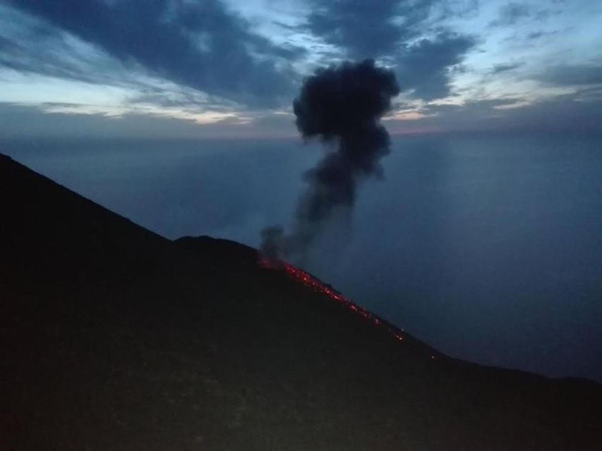 Sunset Trekking on vulcano Stromboli - Sciara del Fuoco viewpoints: what you’ll see from a safe distance