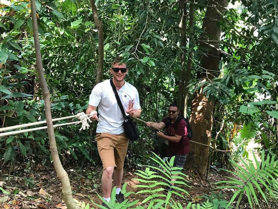 Temple and Jungle Trekking tour with Lunch at Farm-to-Table - The jungle hike: steep trail, shady breaks, and wildlife you shouldn’t chase