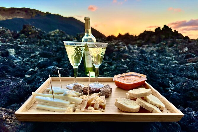 Timanfaya National Park Trekking with a Typical Canarian Snack - The fallen palm tree aperitif: a snack stop with meaning
