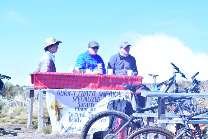 Top 6 Days Mt. Kilimanjaro Bike trek Tour by Marangu-Kilema Route - Day 1: from Kilema Gate to Horombo Hut on 16 km of climb