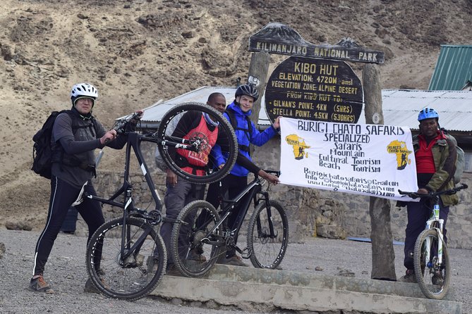 Top 6 Days Mt. Kilimanjaro Bike trek Tour by Marangu-Kilema Route - Day 3: rocky first 3 km, the Saddle, then a cold push to Kibo