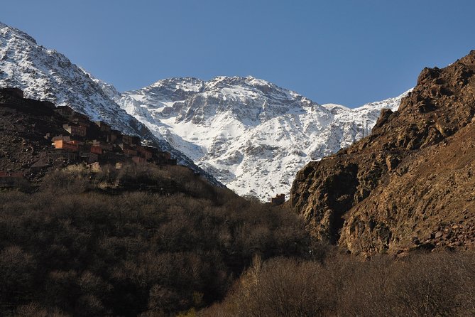 Toubkal Ascent Trek 4167m 2 days & 1 night - Day 1 on the Slopes: Mizane Valley, Aremd, and Sidi Chamarouch