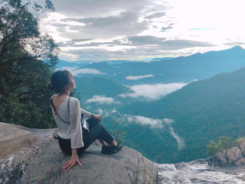 TOUR TREKKING HUE - BACH MA NATIONAL PARK DAILY - The climb to 1450m: peak views and the peace bell moment
