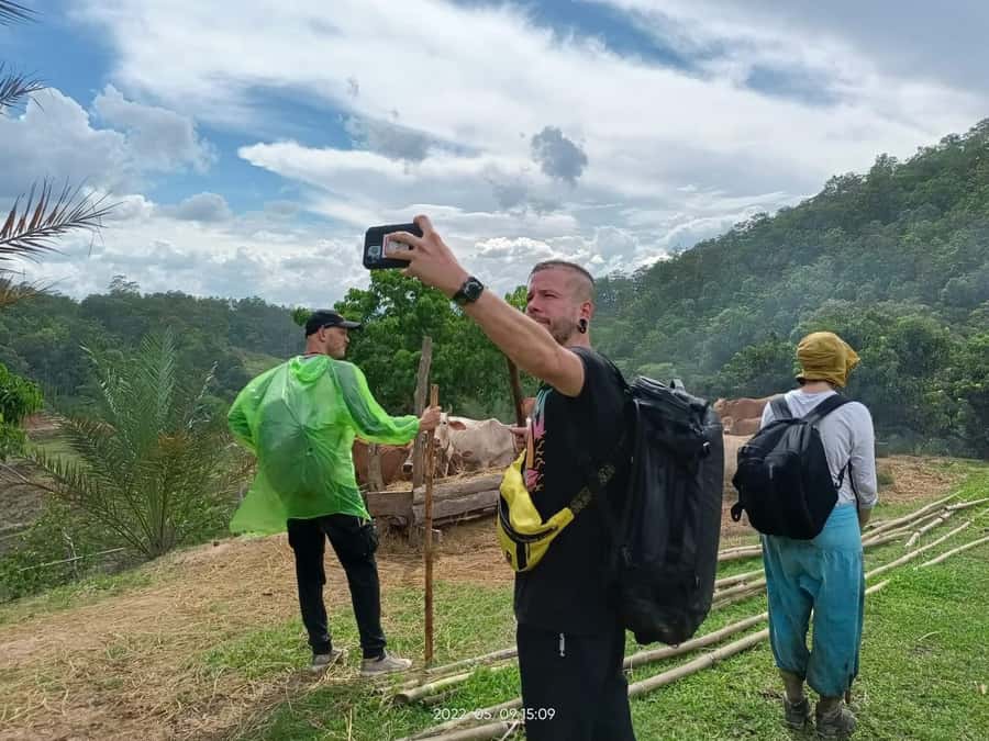 Trekking 2 Days 1 Night+Rice fields+Bamboo Rafting - Trek Day One: Rice Paddies, Scenic Trails, and Overnight Karen Village Living
