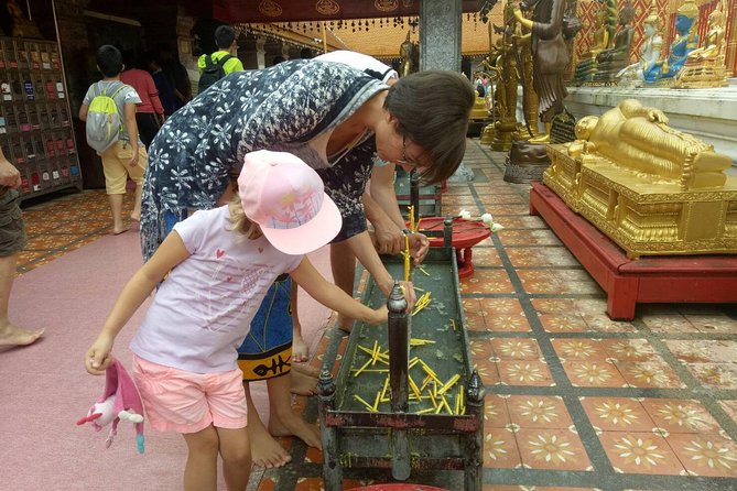 Trekking at the Monk Trail and Doi Suthep Temple Private Tour - Wat Phra That Doi Suthep: the golden pagoda payoff