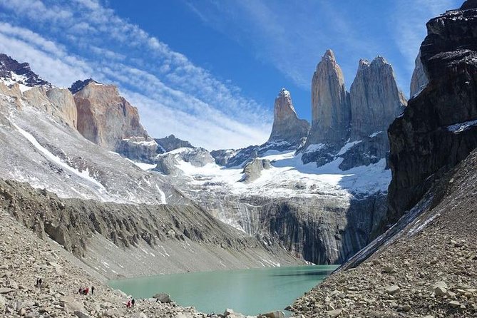Trekking Base Torres - Torres del Paine trek from Puerto Natales - Base Torres Payoff: Lunch Break, Photos, and the View Time Question