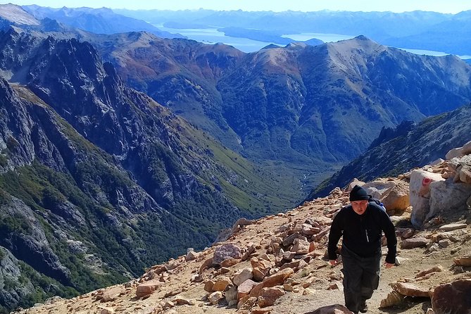 Trekking day in the mountains close to Bariloche - Lunch at the top: sandwiches, sweet treats, mate, and small comforts