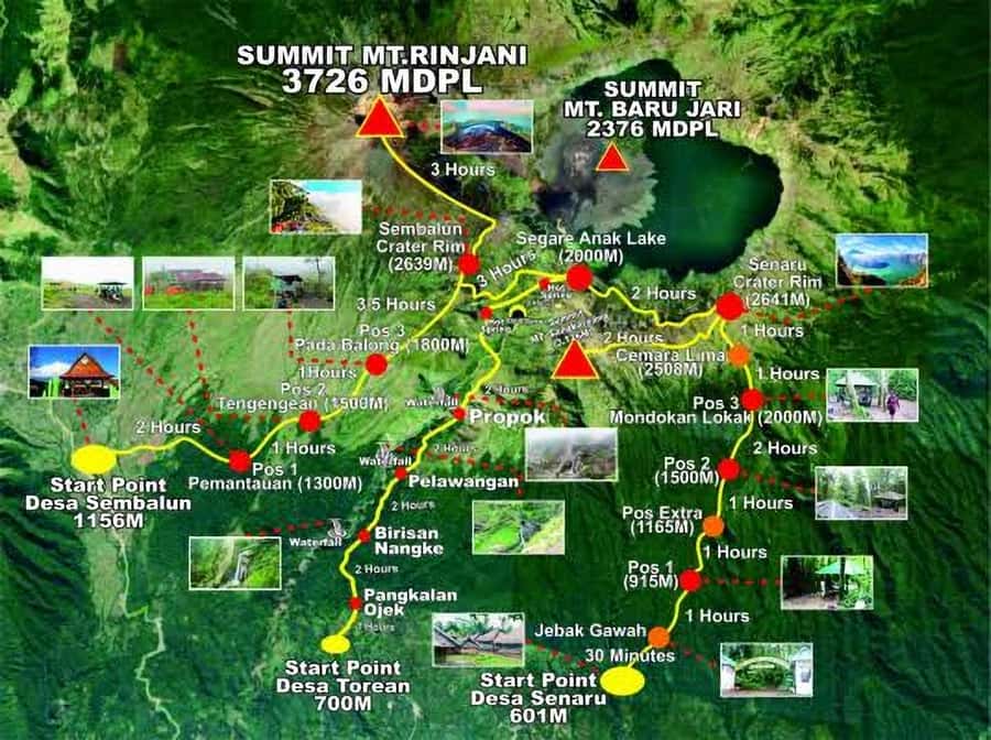 trekking mount rinjani summit join in group tour - Day 2: 3am Wake-Up, Summit to 3,726 m, and the Sunrise Window