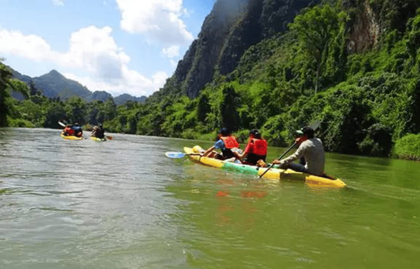 Vang Vieng: Zipline, Cave Tube, Trek, Kayak and Blue Lagoon - What you’ll learn about the places (without turning it into a lecture)