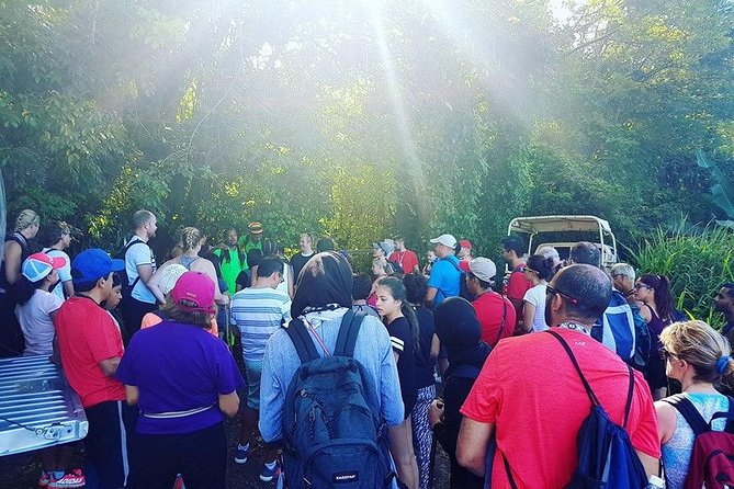 Volcano Caldera (Mt. Liamuiga) Trek / Hike - Bloody River: a history stop you pass, not a museum you browse