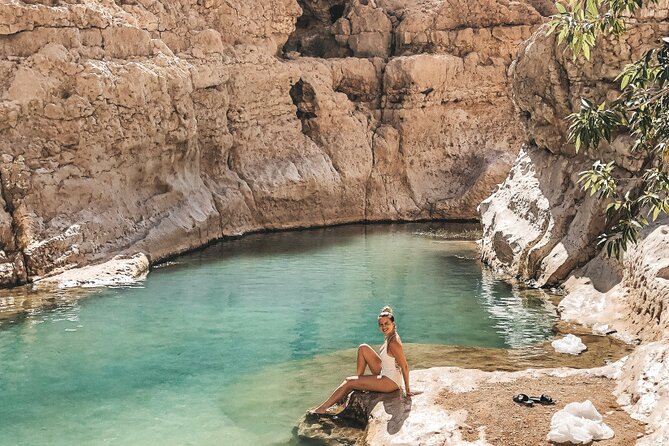 Wadi Shab Coastal Trekking - Getting from Muscat: private pickup, bottled water, and realistic timing